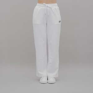 Pantalone F34211 donna SUN68 Bianco