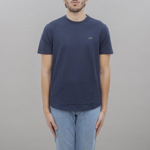 T-shirt T34123 uomo SUN68 Navy Blue