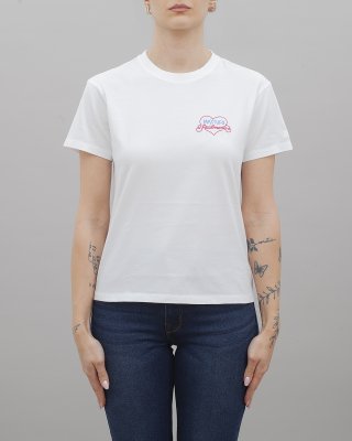 T-shirt Emilie Miss Stufo 01 Emb donna MC2 SAINT BARTH Bianco