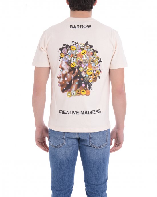 T-shirt S5BWUATH157 uomo BARROW Avorio