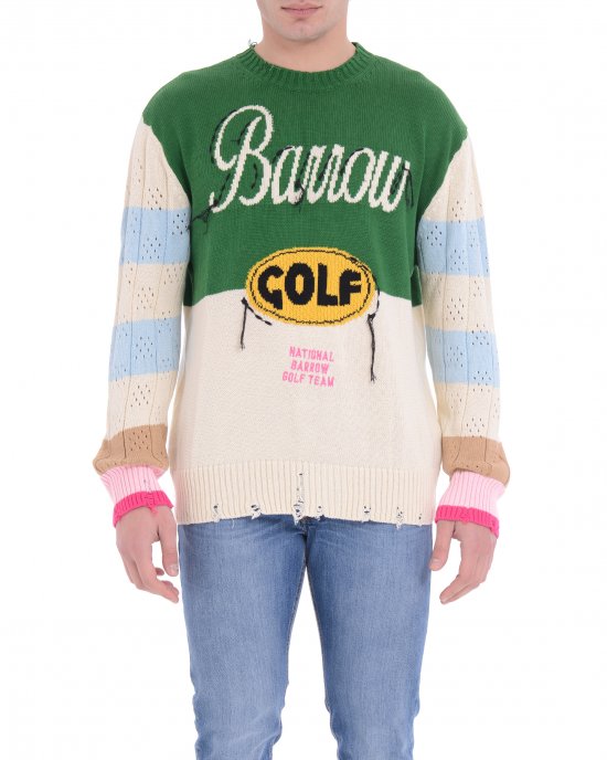 Maglia S5BWUAJP076 uomo BARROW Multicolore Maglia S5BWUAJP076 uomo BARROW Multicolore