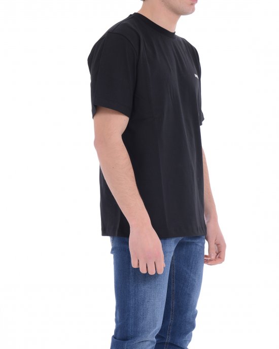 T-shirt S5BWUATH150 uomo BARROW Nero