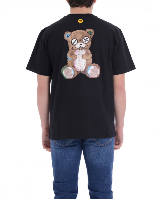 T-shirt S5BWUATH150 uomo BARROW Nero