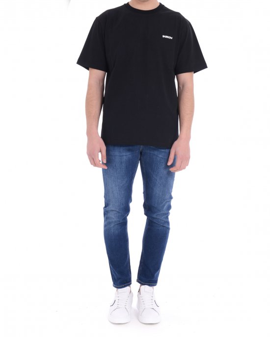 T-shirt S5BWUATH150 uomo BARROW Nero