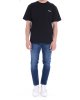 T-shirt S5BWUATH150 uomo BARROW Nero