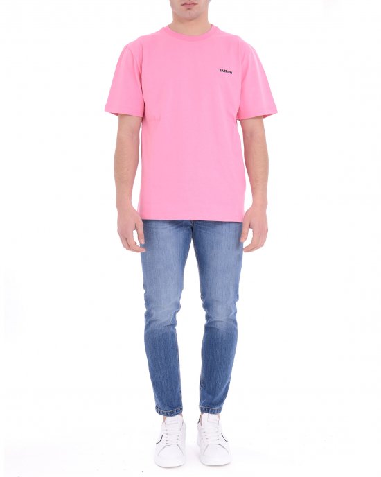 T-shirt S5BWUATH150 uomo BARROW Rosa