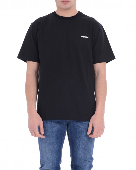 T-shirt S5BWUATH150 uomo BARROW Nero