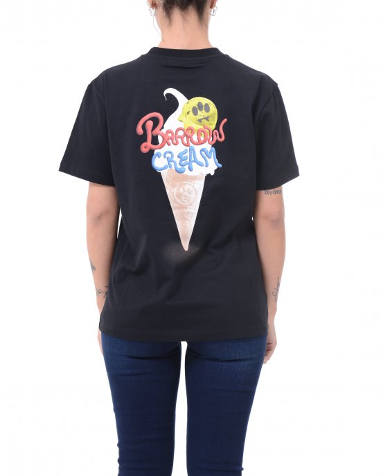 T-shirt S5BWUATH161 donna BARROW Nero T-shirt S5BWUATH161 donna BARROW Nero