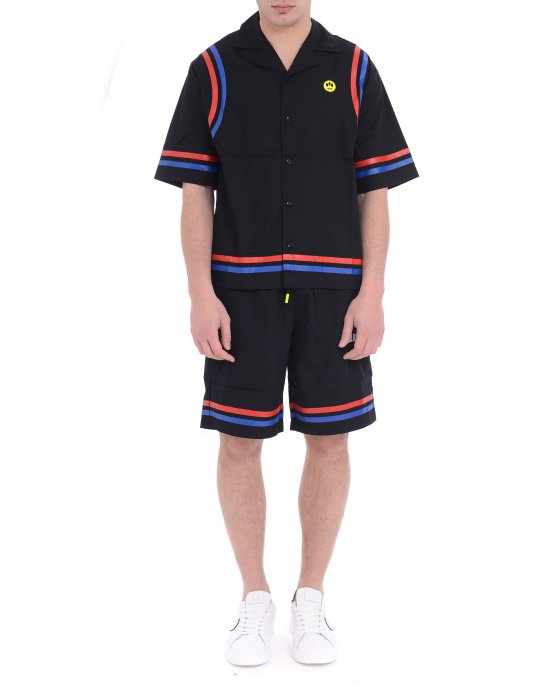 Short S5BWUABE093 uomo BARROW Nero