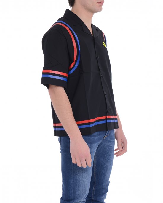 Camicia S5BWUASI092 uomo BARROW Nero