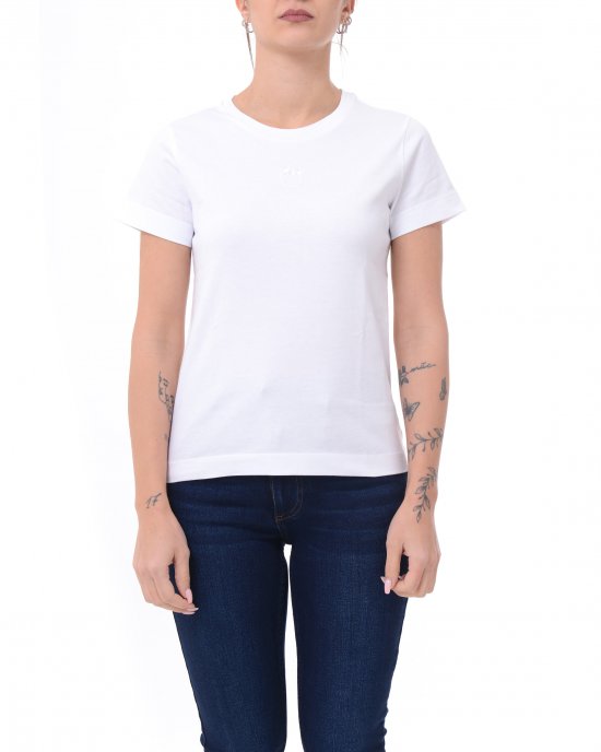 T-shirt Bussolotto 100355 PINKO donna pe Bianco T-shirt Bussolotto 100355 PINKO donna pe Bianco