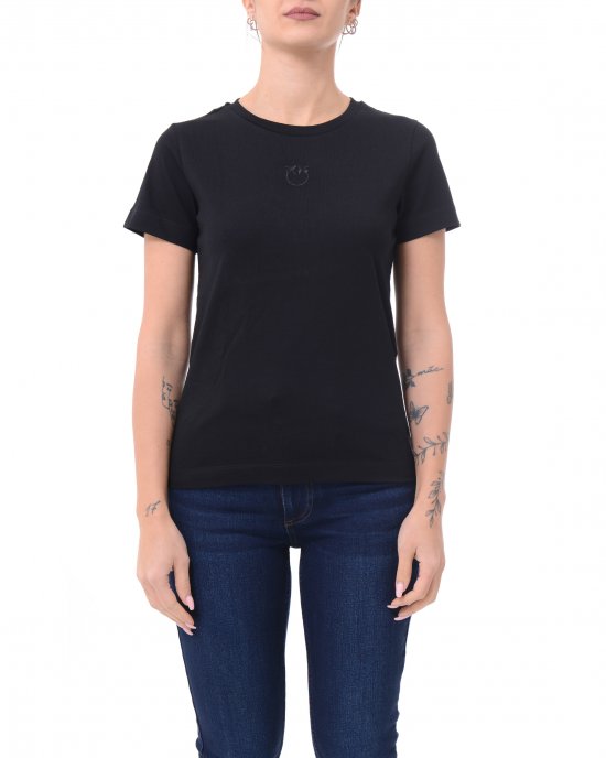T-shirt Bussolotto 100355 PINKO donna pe Nero