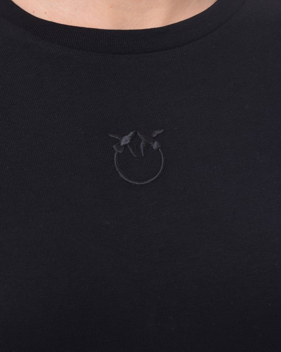 T-shirt Bussolotto 100355 PINKO donna pe Nero
