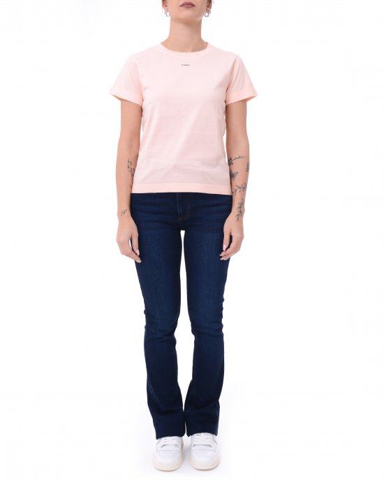 T-shirt Basico Jersy Old Wash 100373 donna PINKO Rosa T-shirt Basico Jersy Old Wash 100373 donna PINKO Rosa