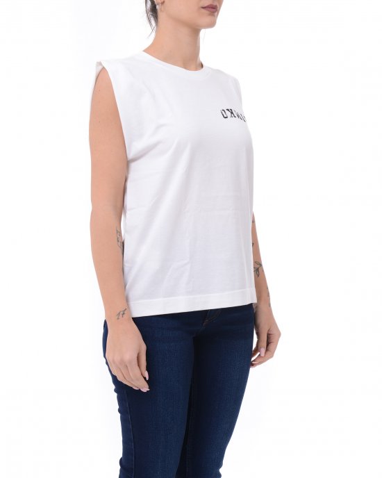 Canotta Cacao 104268 donna PINKO Bianco Canotta Cacao 104268 donna PINKO Bianco