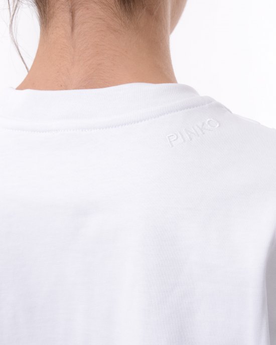 T-shirt Locomotiva 105003 donna PINKO Bianco T-shirt Locomotiva 105003 donna PINKO Bianco
