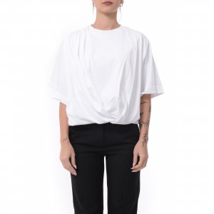 T-shirt Locomotiva 105003 donna PINKO Bianco