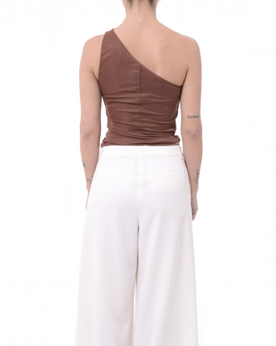 Top Cormorano 105048 donna PINKO Marrone Top Cormorano 105048 donna PINKO Marrone