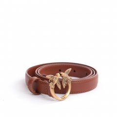 Cintura Love Berry H2 Belt Vitello Seta 100143 donna PINKO pe Marrone