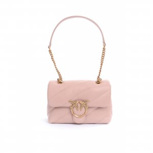 Tracolla Love Puff Mini Cl Sheep Nappa 100039 donna PINKO pe Rosa