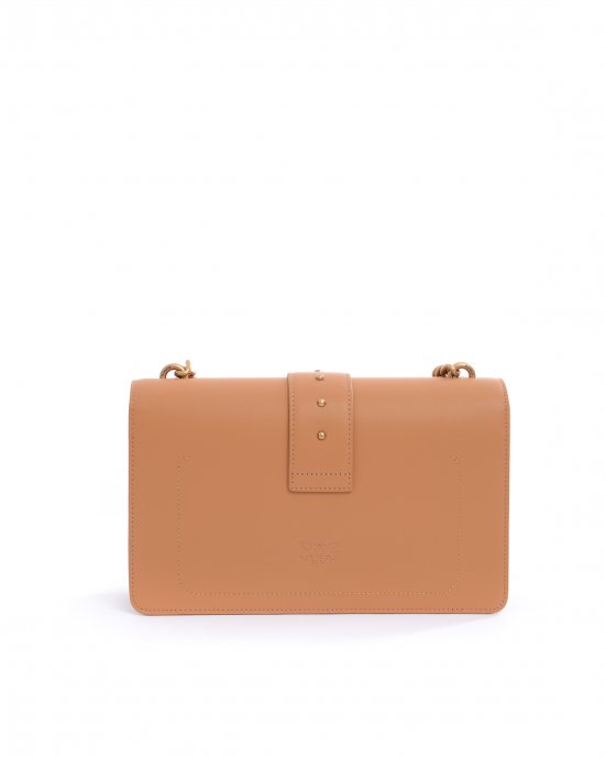 Tracolla Love One Classic Cl Vitello Seta 100053 donna PINKO pe Beige