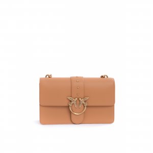 Tracolla Love One Classic Cl Vitello Seta 100053 donna PINKO pe Beige