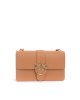 Tracolla Love One Classic Cl Vitello Seta 100053 donna PINKO pe Beige