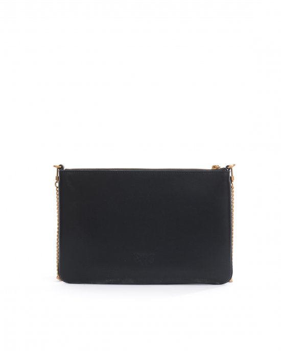 Tracollina Flat Classic Vitello Seta 100455 donna PINKO pe Nero