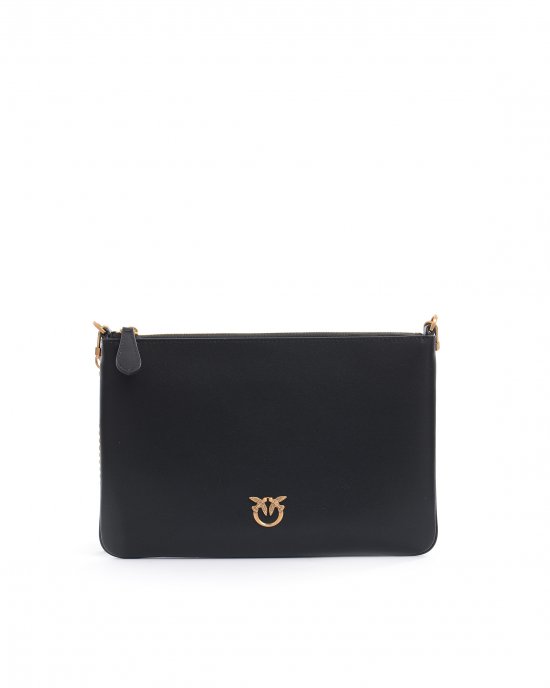 Tracollina Flat Classic Vitello Seta 100455 donna PINKO pe Nero
