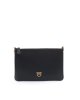 Tracollina Flat Classic Vitello Seta 100455 donna PINKO pe Nero