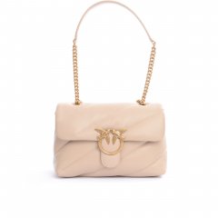 Borsa Love Puff Classic Cl Sheep Nappa 100038 donna PINKO pe Beige