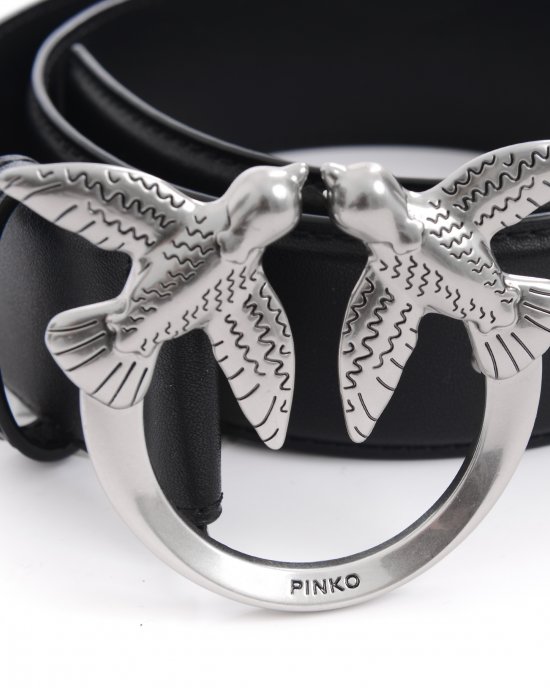 Cintura Love Berry H4 Belt Vitello Seta 100120 donna PINKO pe Nero Cintura Love Berry H4 Belt Vitello Seta 100120 donna PINKO pe Nero