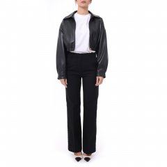 Giacca in pelle UWP25084GB donna JOHN RICHMOND Nero