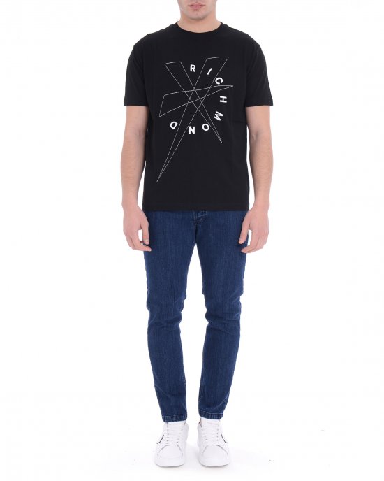 T-shirt UMP25020TS uomo JOHN RICHMOND Nero T-shirt UMP25020TS uomo JOHN RICHMOND Nero