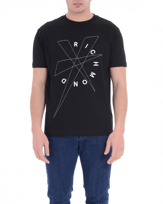 T-shirt UMP25020TS uomo JOHN RICHMOND Nero T-shirt UMP25020TS uomo JOHN RICHMOND Nero