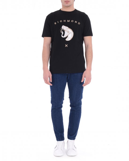 T-shirt UMP25024TS uomo JOHN RICHMOND Nero T-shirt UMP25024TS uomo JOHN RICHMOND Nero