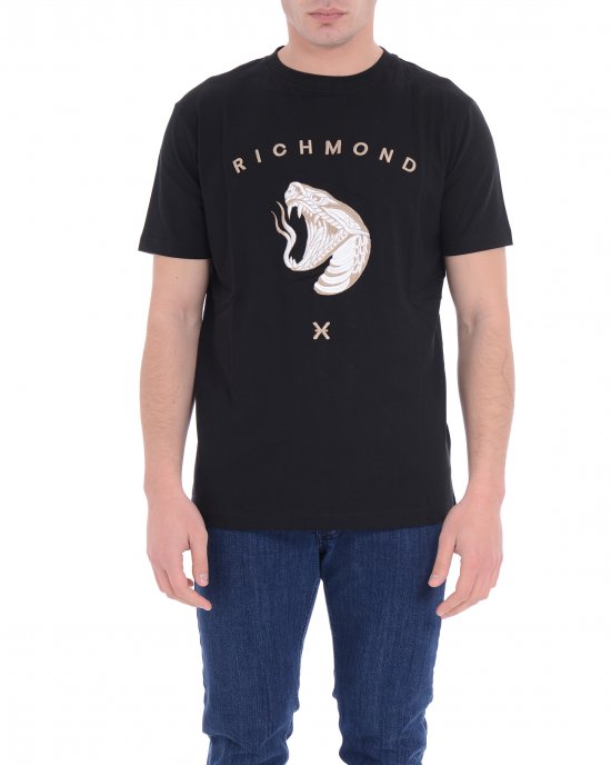 T-shirt UMP25024TS uomo JOHN RICHMOND Nero T-shirt UMP25024TS uomo JOHN RICHMOND Nero