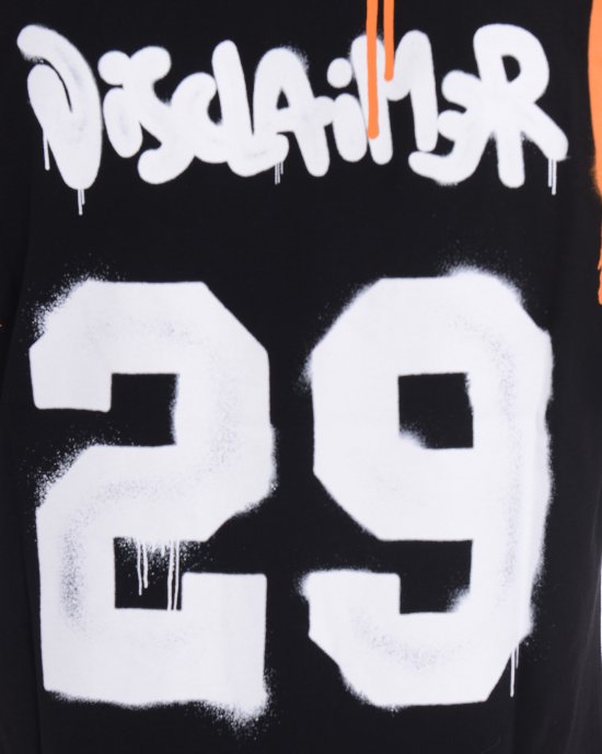 T-shirt 25EDS54887 uomo DISCLAIMER Nero