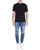 T-shirt 25EDS54834 uomo DISCLAIMER Nero