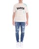 T-shirt 25EDS54897 uomo DISCLAIMER Bianco
