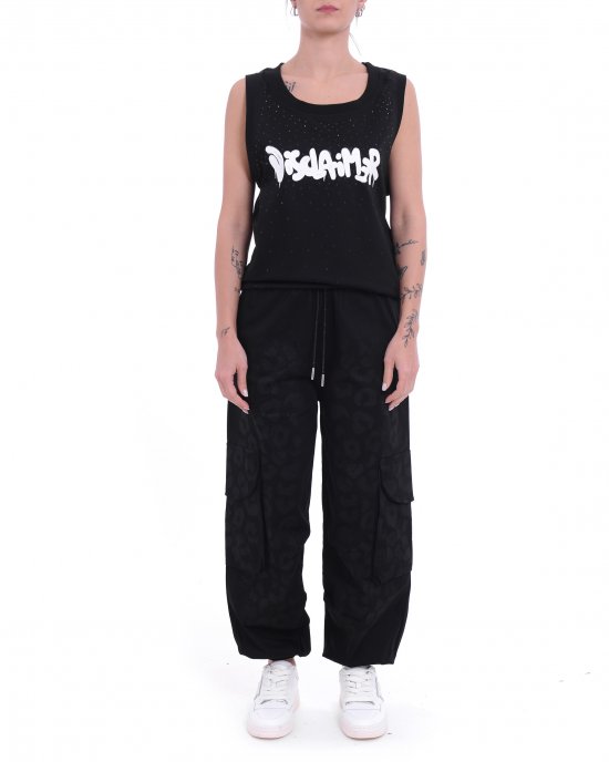 Canotta 25EDS54937 donna DISCLAIMER Nero Canotta 25EDS54937 donna DISCLAIMER Nero