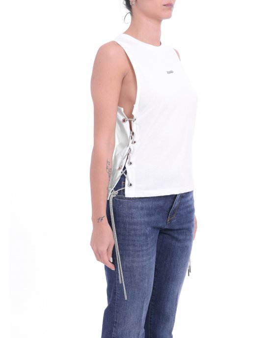 Canotta 25EDS54987 donna DISCLAIMER Bianco Canotta 25EDS54987 donna DISCLAIMER Bianco