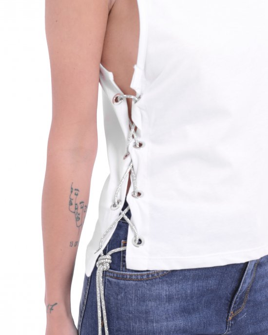 Canotta 25EDS54987 donna DISCLAIMER Bianco Canotta 25EDS54987 donna DISCLAIMER Bianco