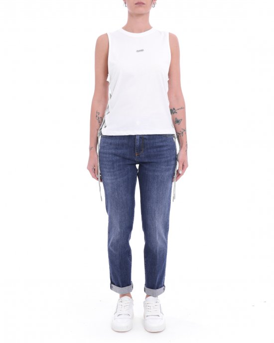 Canotta 25EDS54987 donna DISCLAIMER Bianco Canotta 25EDS54987 donna DISCLAIMER Bianco