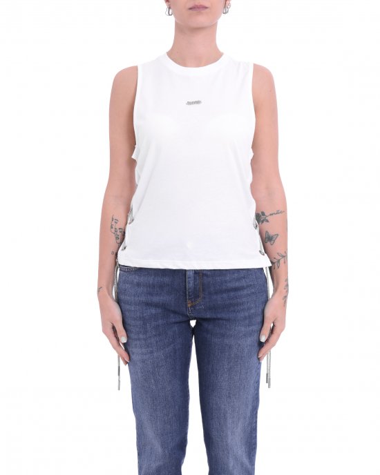 Canotta 25EDS54987 donna DISCLAIMER Bianco Canotta 25EDS54987 donna DISCLAIMER Bianco