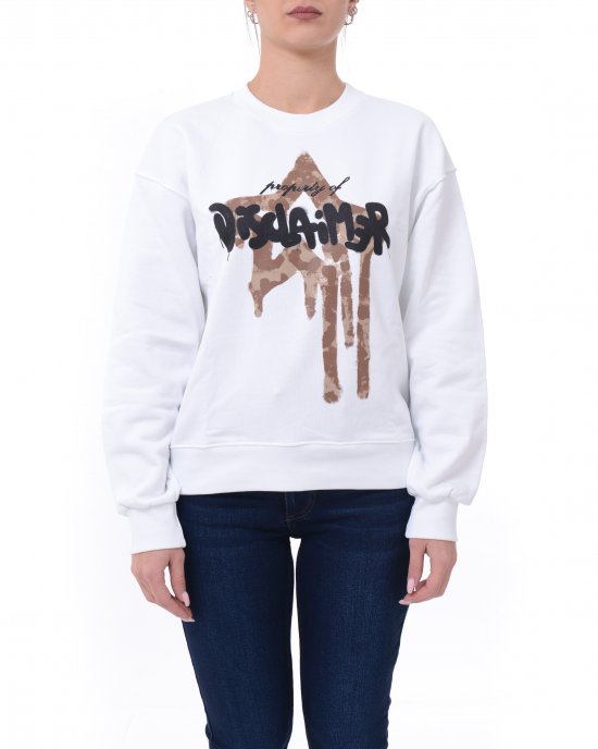 Felpa 25EDS54980 donna DISCLAIMER Bianco Felpa 25EDS54980 donna DISCLAIMER Bianco