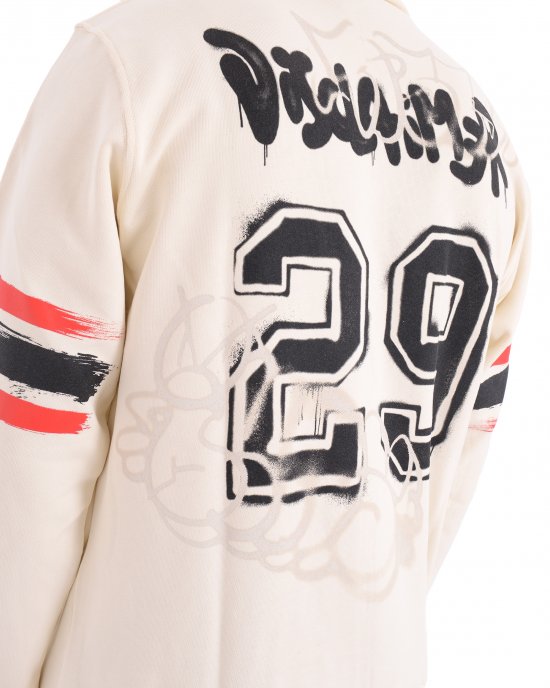 Felpa 25EDS54894 uomo DISCLAIMER Avorio Felpa 25EDS54894 uomo DISCLAIMER Avorio