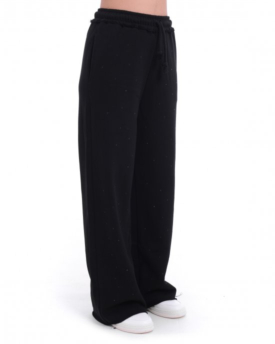 Pantalone in felpa 25EDS54924 donna DISCLAIMER Nero