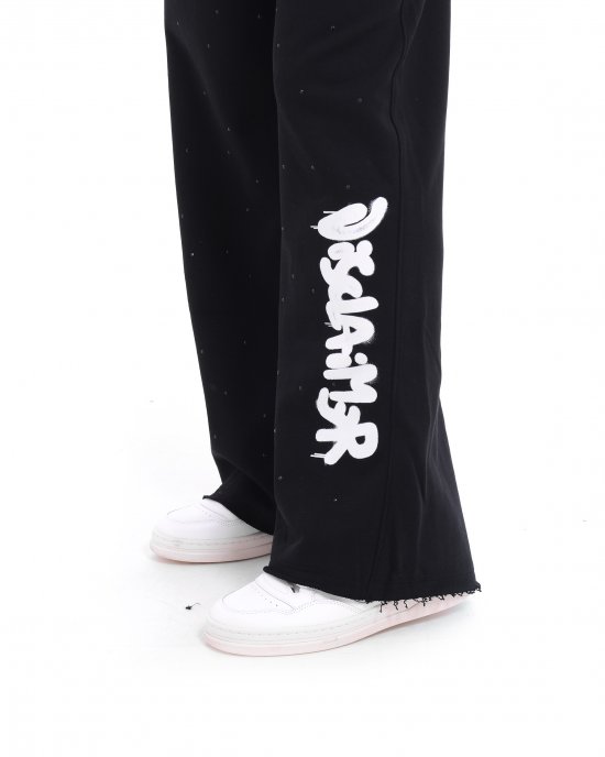 Pantalone in felpa 25EDS54924 donna DISCLAIMER Nero