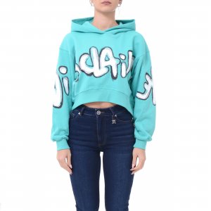 Felpa 25EDS54915 donna DISCLAIMER Verde